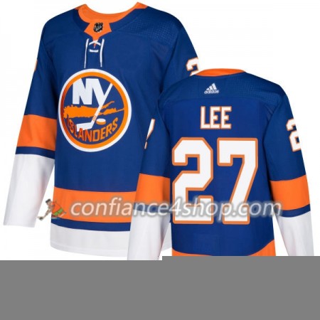 Adidas Maillot de Hockey New York Islanders Anders Lee 27 2017-2018 Royal Authentic - Homme